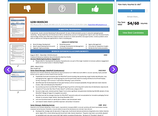 Resume sorting and filtering using deep learning